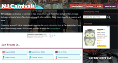 Desktop Screenshot of nj-carnivals.com